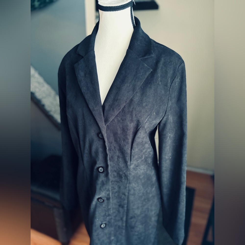 Vintage Black Suede Jacket